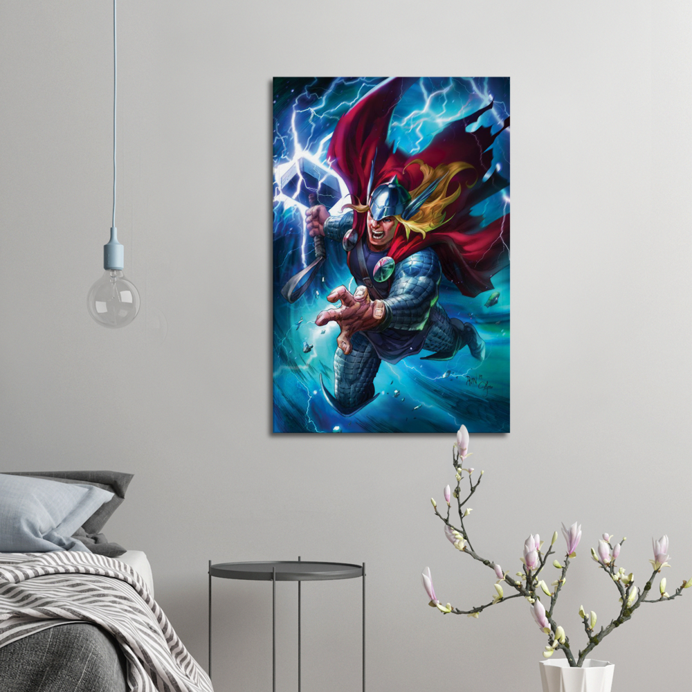 Lord of Thunder! -Small Canvas
