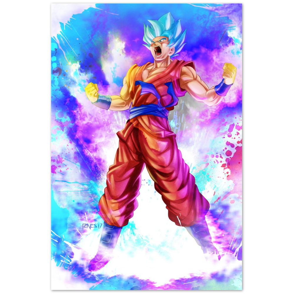 Goku Super Saiyan Blue-Art Print