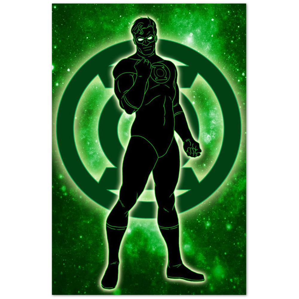 Cosmic Green Lantern-Art Print