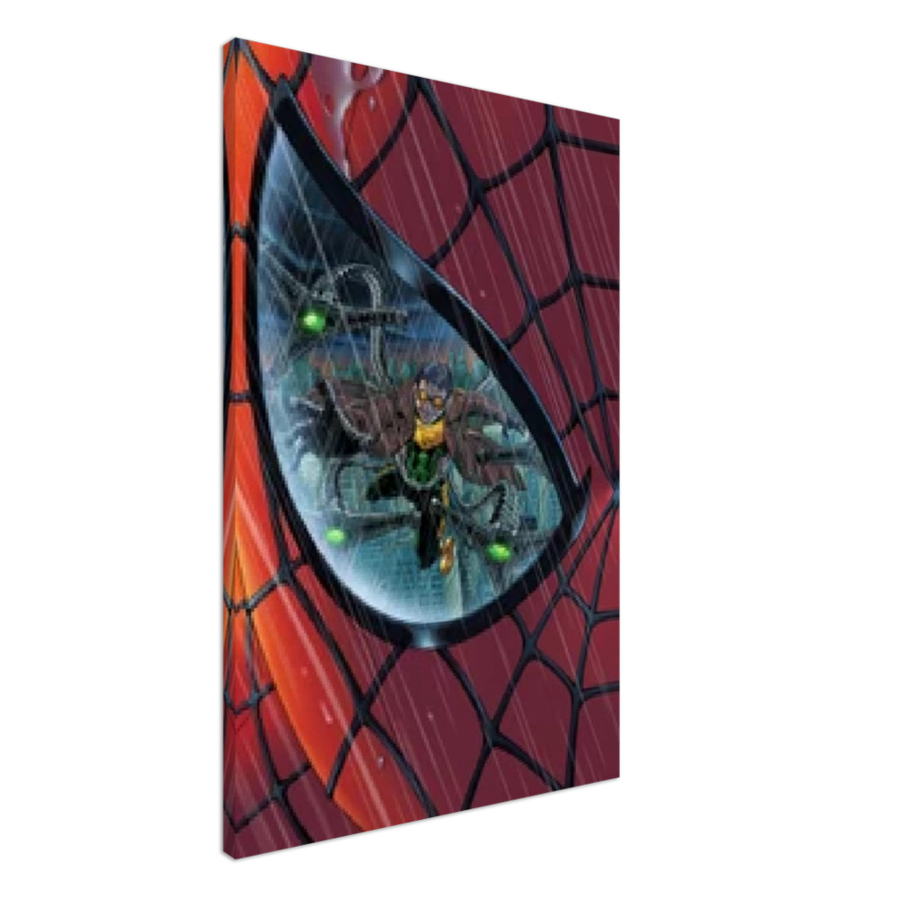 Spider Eyes Doc Ock-Large Canvas