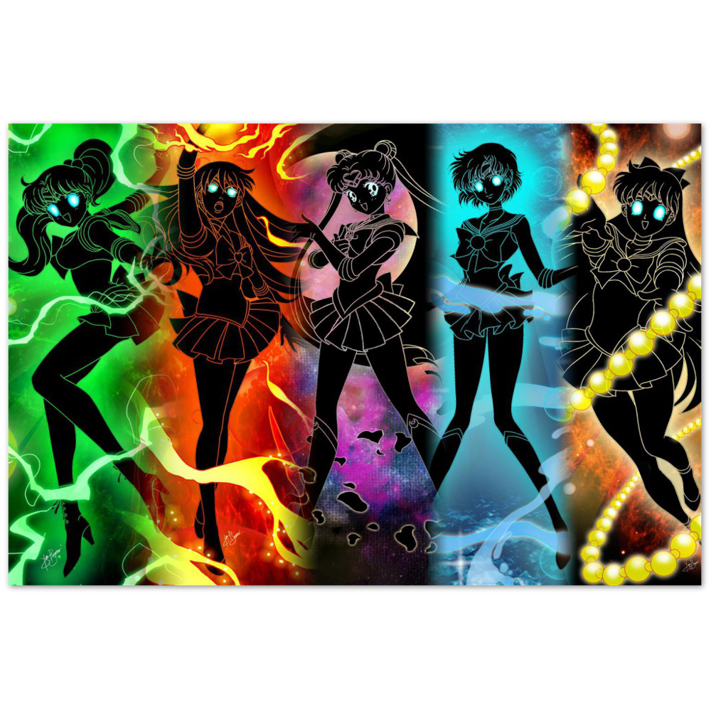 Cosmic Sailor Moon Inner Planet Scouts-Art Print