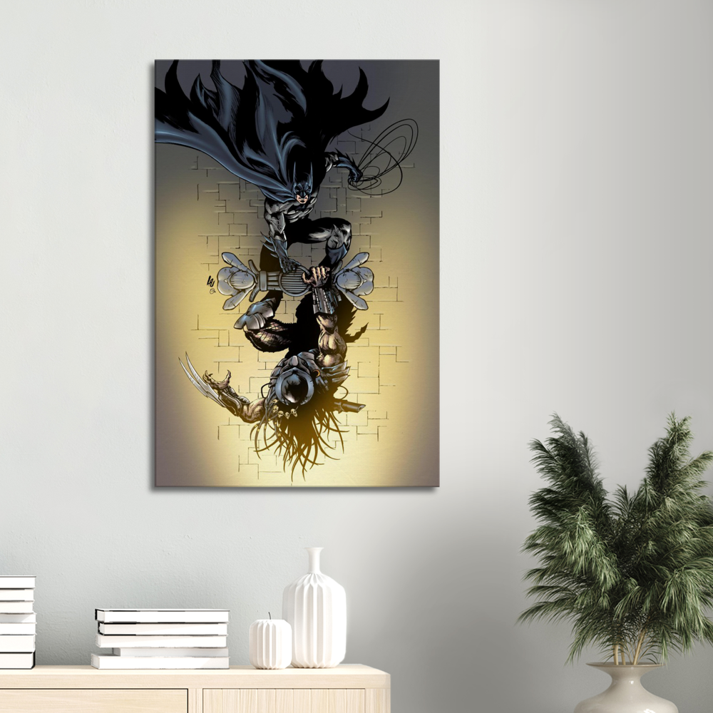 Batman vs Predator -Large Canvas
